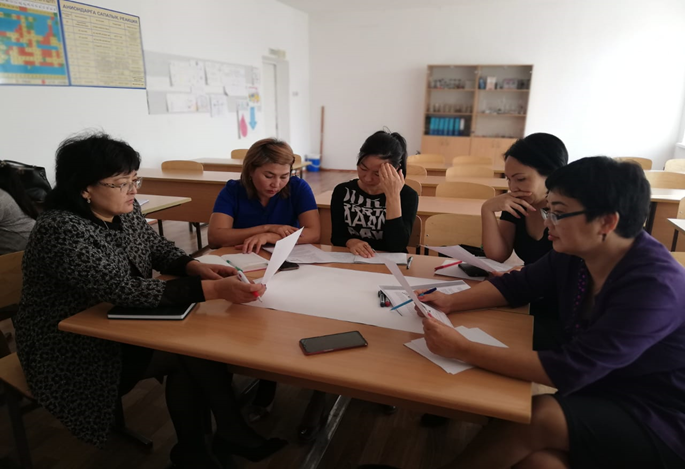 «Сабақ өткізудегі  тәжірибе мен іс-әрекетті зерттеу» мұғалімдермен коучинг