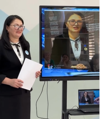 “Мәтінмен жұмыс жасауда AR studio" бағдарламасы шебер сынып