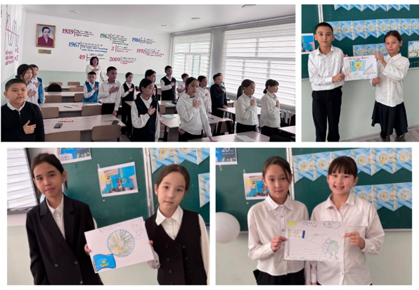 Республика күніне орай "Қыран елім - Қазақстаным!" тақырыбында тәрбие сағаты