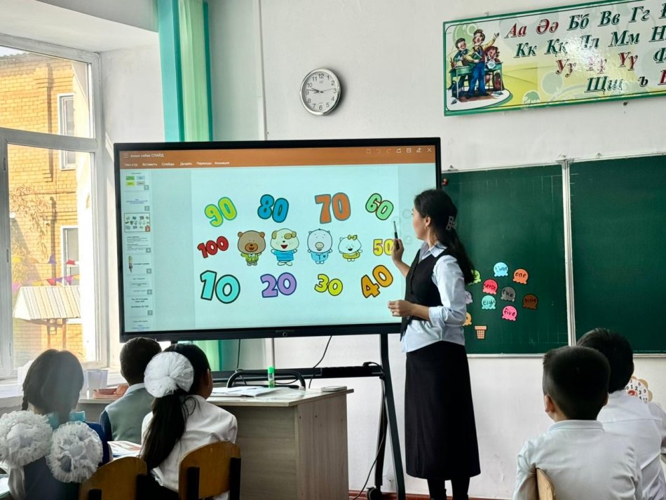 “Numbers 20-100” тақырыбына ашық сабақ