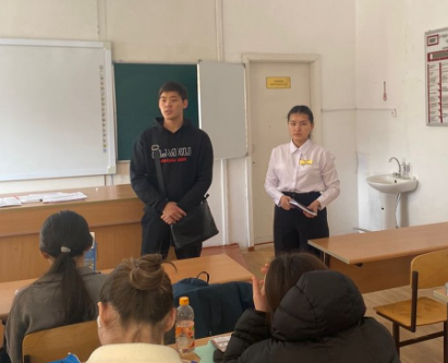 Кәсіби бағдар беру жұмысы аясында ALMA университеті