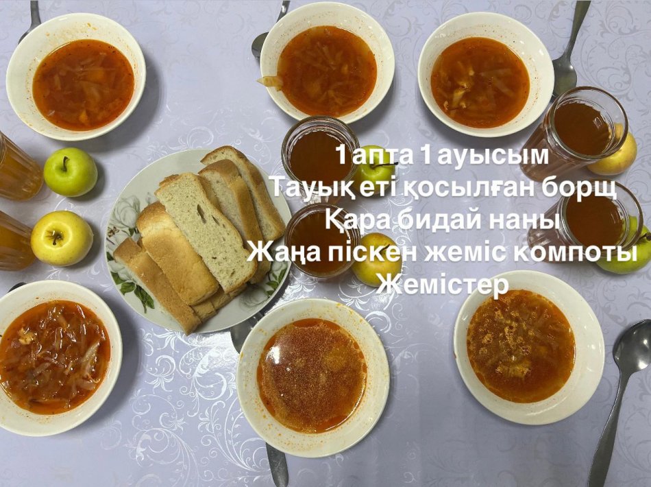 02.12.2025 күнінің тегін ыстық тамағы