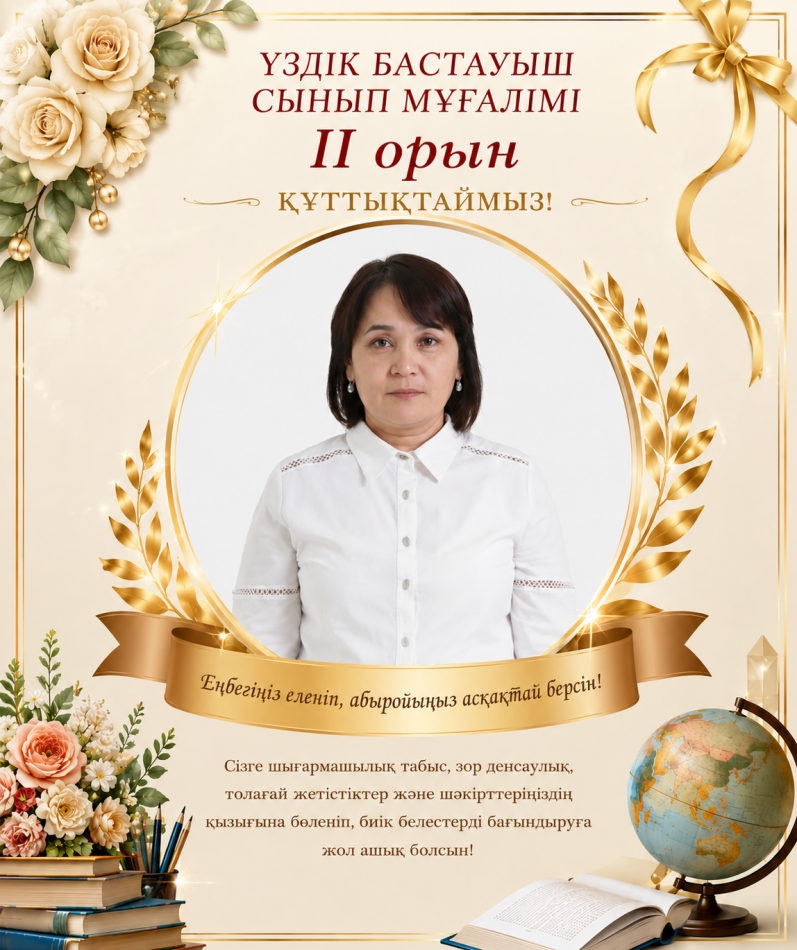 "Үздік бастауыш сынып мұғалімі" облыстық байқауының қалалық кезеңі