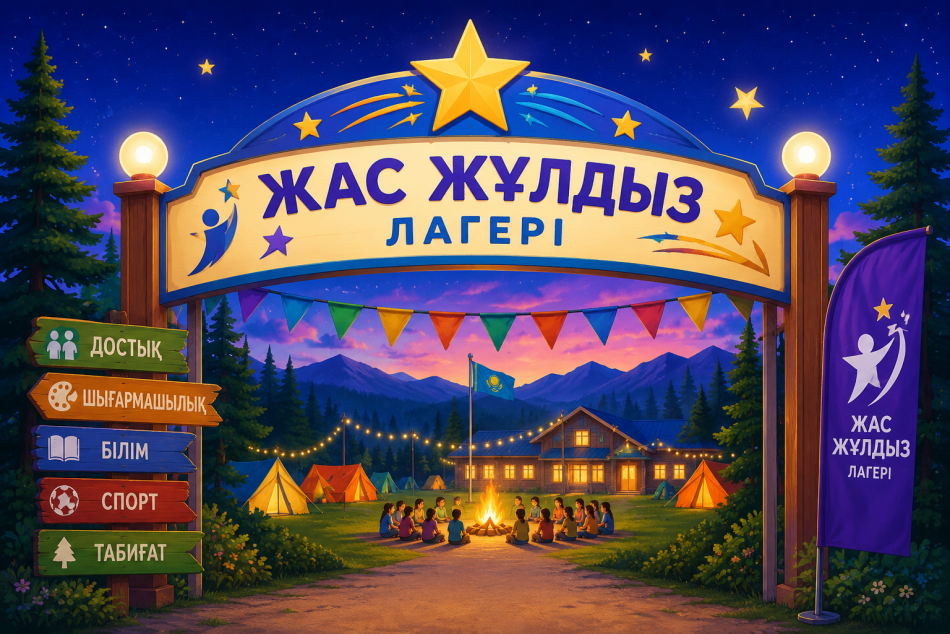 Жас жұлдыз” лагері– 2026 өз жұмысын бастады!